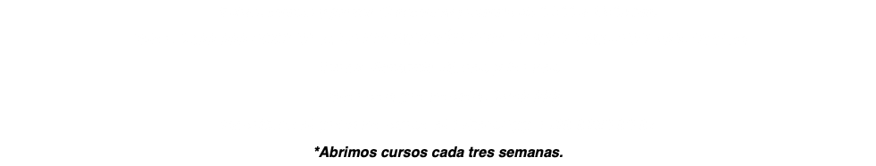 5 días: martes y jueves (3 semanas) horario de 09:00 a 12:00 hrs. Valor: $300.000 ACCEDE A LA PROMOCIÓN POR TIEMPO LIMITADO 20% OFF en Curso Barbería Tijeras y formas Valor con promoción: $240.000 Inscríbete al próximo curso al WhatsApp +569 9630 90 97 *Abrimos cursos cada tres semanas.
